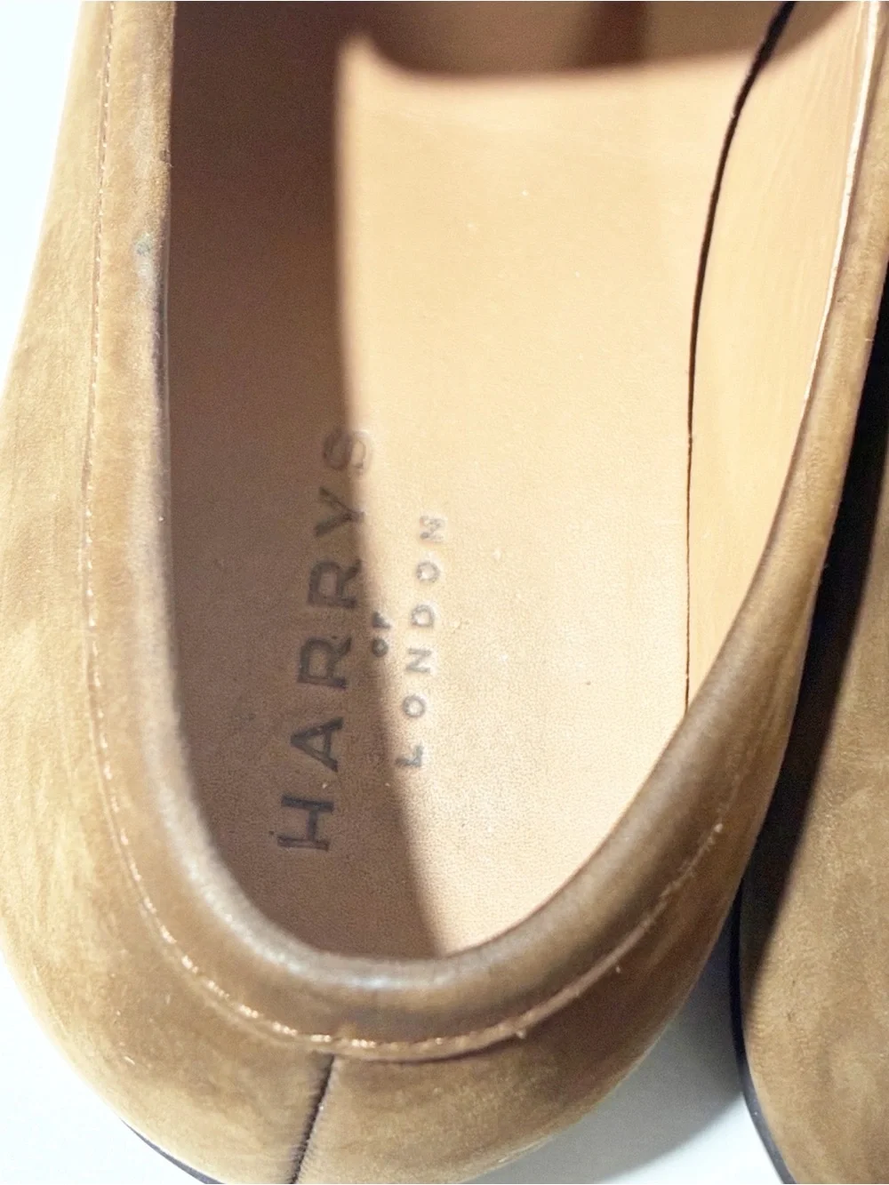 Harry’s of London Light Brown Suede Slip on Loafer Size 45G/12